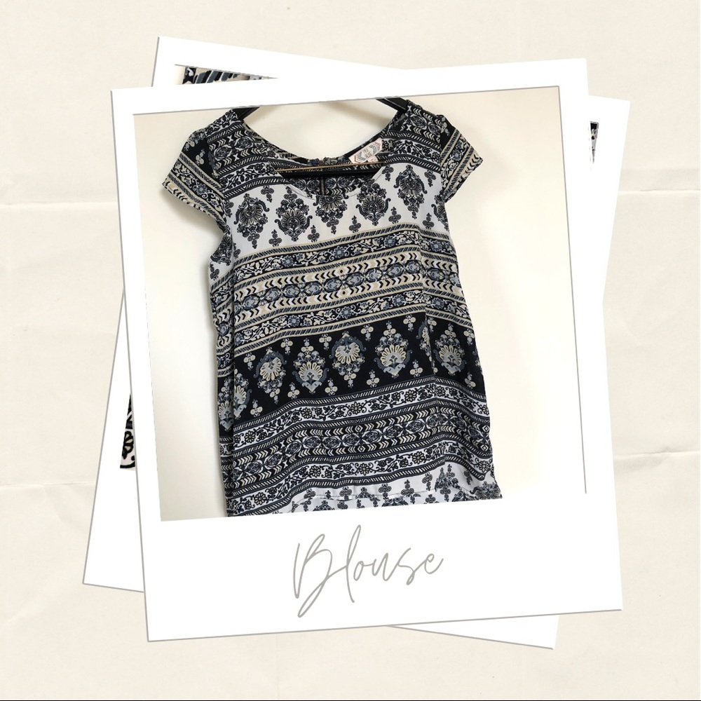 Cap Sleeve Blouse